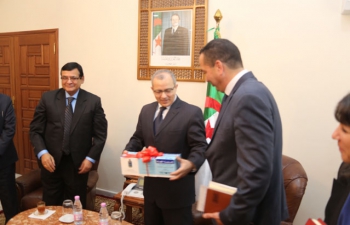 Donation of veterinary vaccines against FMD by India to Algeria on 13 November, 2014